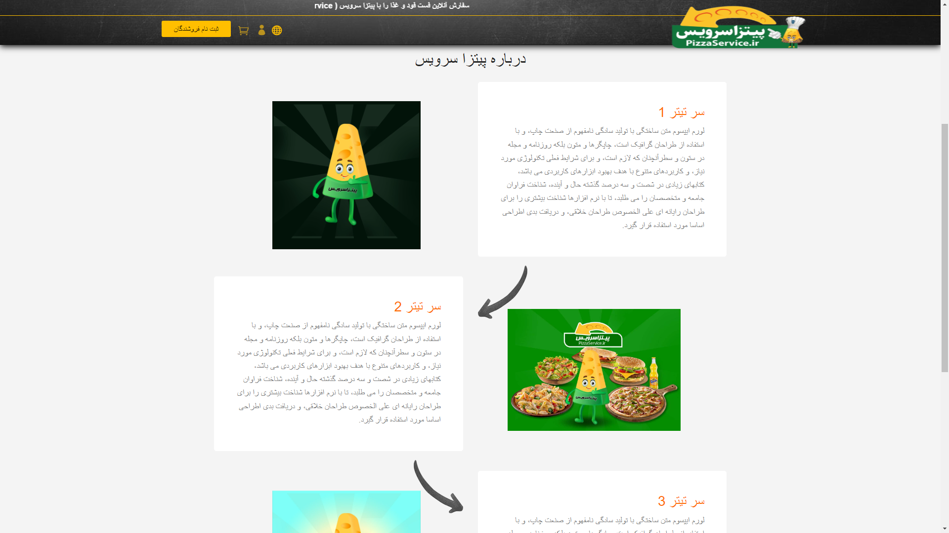 تصویر پیتزا سرویس